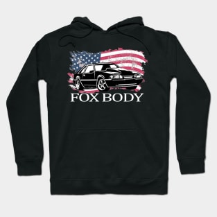 Mustang Foxbody American Fox body stang Muscle classic Car 5.0L Hoodie